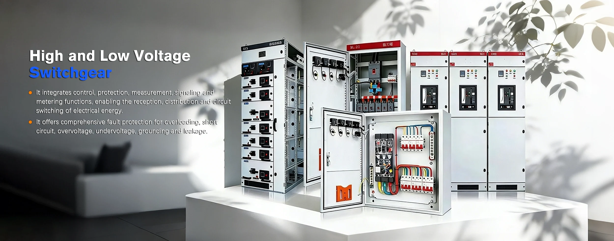 Matibay na Mataas at Mababang Voltage Switchgear Factory